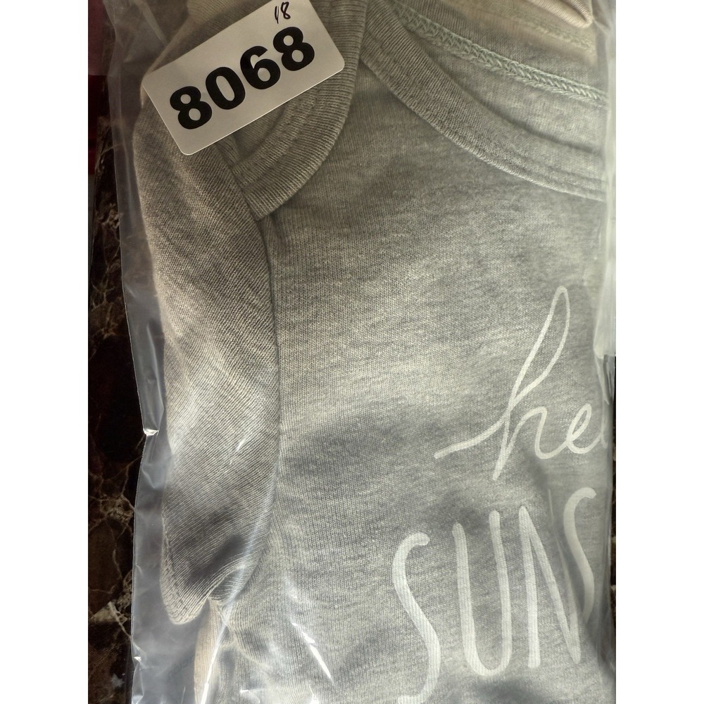Baby 2-Pk Short Sleeve Bodysuit HELLO SUNSHINE 18 M Cloud Island New - Picture 9 of 9
